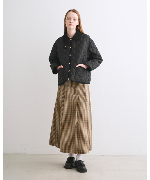 Traditional Weatherwear（トラディショナルウェザーウェア）の「WAVERLY A-LINE（その他アウター・レディース・ネイビー/ブラック・34/32）」の5枚目の写真