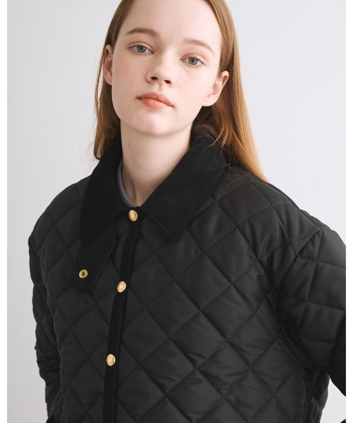 Traditional Weatherwear（トラディショナルウェザーウェア）の「WAVERLY A-LINE（その他アウター・レディース・ネイビー/ブラック・34/32）」の9枚目の写真