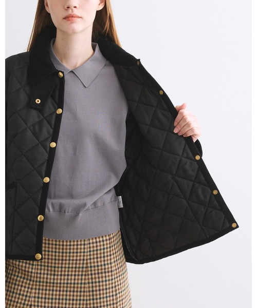 Traditional Weatherwear（トラディショナルウェザーウェア）の「WAVERLY A-LINE（その他アウター・レディース・ネイビー/ブラック・34/32）」の11枚目の写真