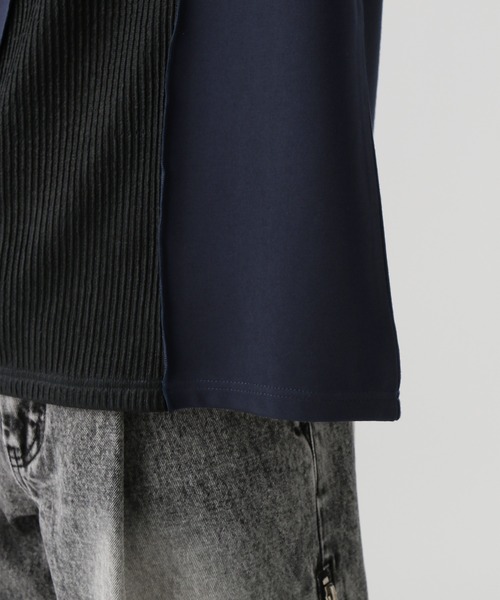 HARE（ハレ）の「ウェーブキリカエラメカット(HARE)（Tシャツ/カットソー・メンズ・ブルー/ブラック・FREE）」の13枚目の写真