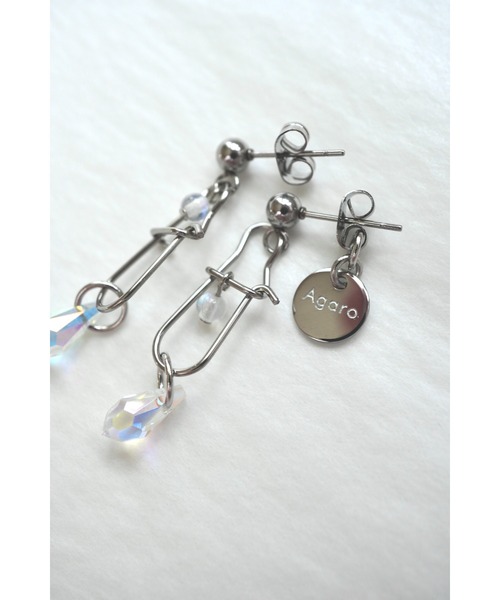 tone(トーン)の「【Agaro】No.417 ピアス アレルギー対応 シルバー 天然石(MA)(ピアス(両耳用)・レディース・シルバー系1/シルバー系2/シルバー系3・FREE)」の7枚目の写真