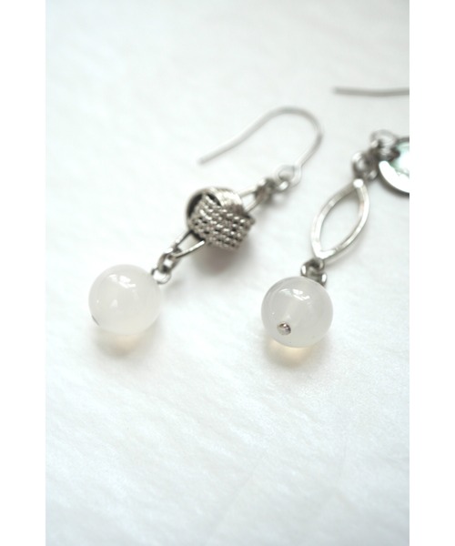 tone(トーン)の「【Agaro】No.417 ピアス アレルギー対応 シルバー 天然石(MA)(ピアス(両耳用)・レディース・シルバー系1/シルバー系2/シルバー系3・FREE)」の5枚目の写真