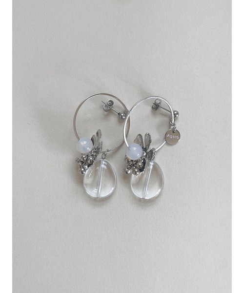 tone(トーン)の「【Agaro】No.417 ピアス アレルギー対応 シルバー 天然石(MA)(ピアス(両耳用)・レディース・シルバー系1/シルバー系2/シルバー系3・FREE)」の9枚目の写真