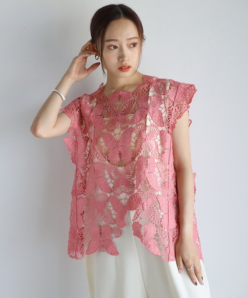 ap retro（アプレトロ）の「フラワーレースアソートベスト/2way（ベスト・レディース・E/D/C/A/B/F/H/G・FREE）」の7枚目の写真