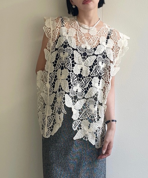 ap retro（アプレトロ）の「フラワーレースアソートベスト/2way（ベスト・レディース・E/D/C/A/B/F/H/G・FREE）」の14枚目の写真
