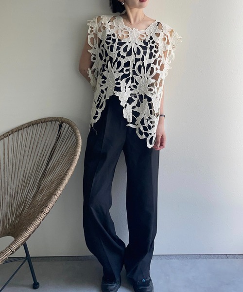 ap retro（アプレトロ）の「フラワーレースアソートベスト/2way（ベスト・レディース・E/D/C/A/B/F/H/G・FREE）」の19枚目の写真