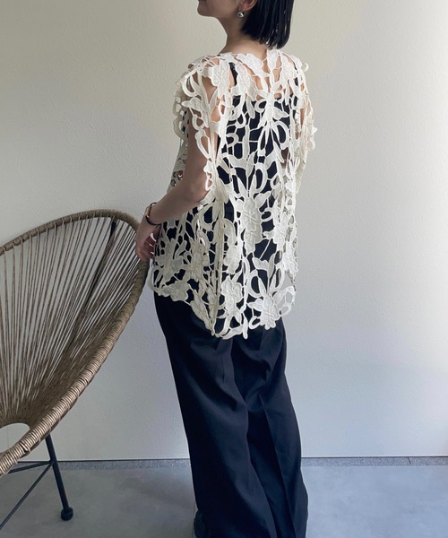 ap retro（アプレトロ）の「フラワーレースアソートベスト/2way（ベスト・レディース・E/D/C/A/B/F/H/G・FREE）」の18枚目の写真