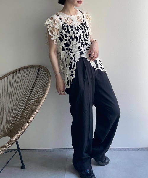 ap retro（アプレトロ）の「フラワーレースアソートベスト/2way（ベスト・レディース・E/D/C/A/B/F/H/G・FREE）」の17枚目の写真