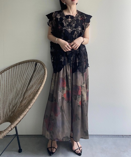 ap retro（アプレトロ）の「フラワーレースアソートベスト/2way（ベスト・レディース・E/D/C/A/B/F/H/G・FREE）」の10枚目の写真