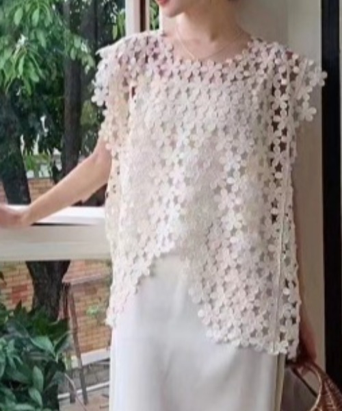 ap retro（アプレトロ）の「フラワーレースアソートベスト/2way（ベスト・レディース・E/D/C/A/B/F/H/G・FREE）」の22枚目の写真