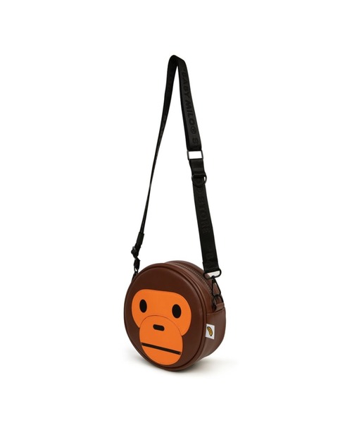 A BATHING APE(アベイシングエイプ)の「BABY MILO SHOULDER BAG(ショルダーバッグ・メンズ・ブラウン・FREE)」の7枚目の写真