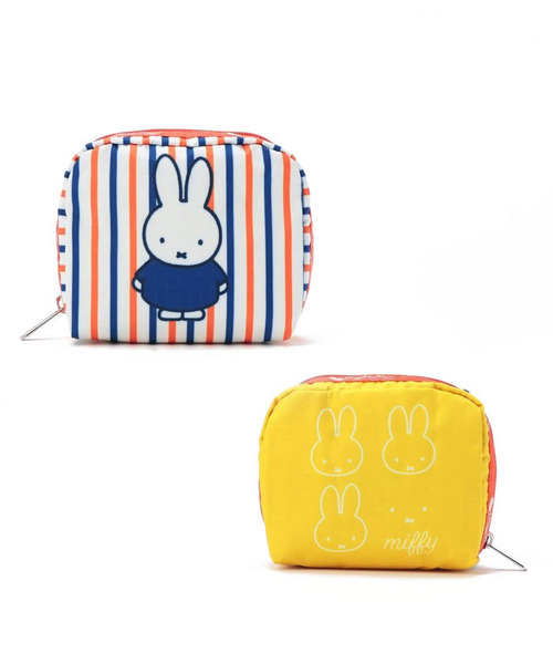 未使用☆LeSportsac レスポートサック☆サニーストライプミッフィー 
