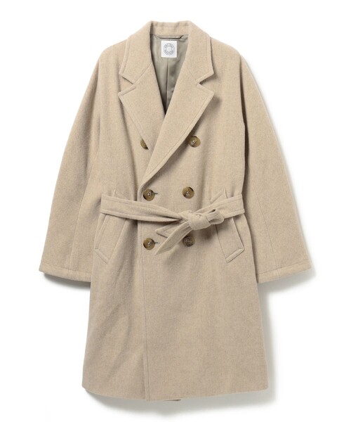Ray BEAMS（レイビームス）の「ORCIVAL / モッサ コート（チェスターコート・レディース・ベージュ/ネイビー・1）」の11枚目の写真