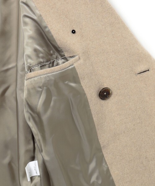 Ray BEAMS（レイビームス）の「ORCIVAL / モッサ コート（チェスターコート・レディース・ベージュ/ネイビー・1）」の16枚目の写真