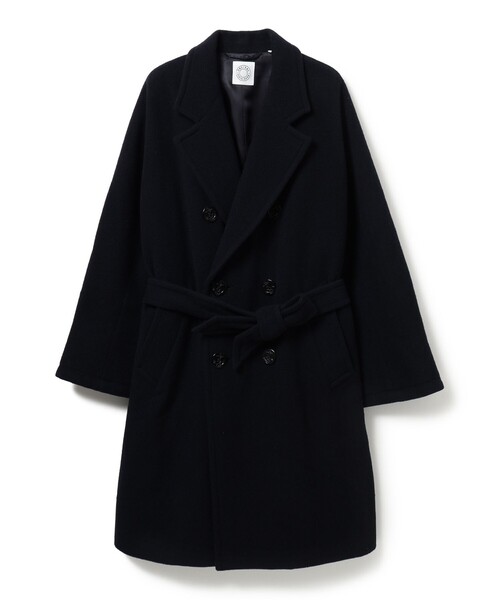 Ray BEAMS（レイビームス）の「ORCIVAL / モッサ コート（チェスターコート・レディース・ベージュ/ネイビー・1）」の19枚目の写真