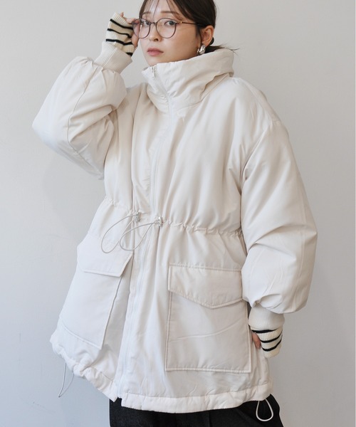 【セール】ウエストドロストバッファーボリュームコート（ダウンジャケット/コート）｜Meli rich（メリーリッチ）