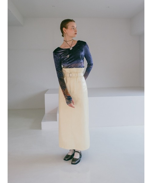 sahara(サハラ)の「Velour Art Print Top/ベロアアートプリント sahara(サハラ)の「Velour Art Print Top/ベロアアートプリント