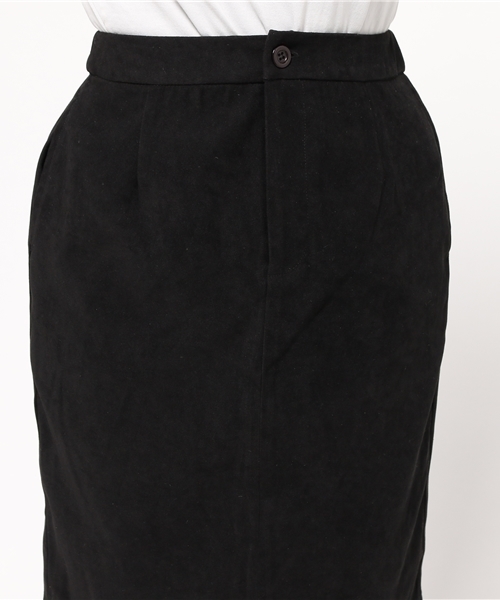 mystic（ミスティック）の「【mystic】スウェードタッチタイトスカート（スカート・レディース・グレー/ブラック/キャメル/ワインレッド・1/2）」の8枚目の写真