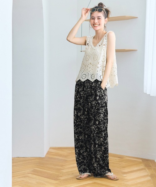 coca(coca)(コカ)の「【WEB限定セール】ポケット付きとろみワイドパンツ(その他パンツ・レディース・A/B・SHORT/MEDIUM/LONG)」の3枚目の写真