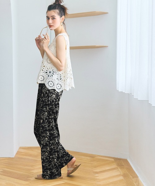 coca(coca)(コカ)の「【WEB限定セール】ポケット付きとろみワイドパンツ(その他パンツ・レディース・A/B・SHORT/MEDIUM/LONG)」の4枚目の写真