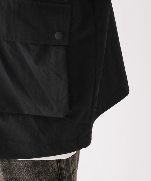 RAGEBLUE（レイジブルー）の「マルチポケット/ミリタリー/オーバーサイズナイロンベスト2（ベスト・メンズ・ブラック/グレー・LARGE/MEDIUM）」の19枚目の写真