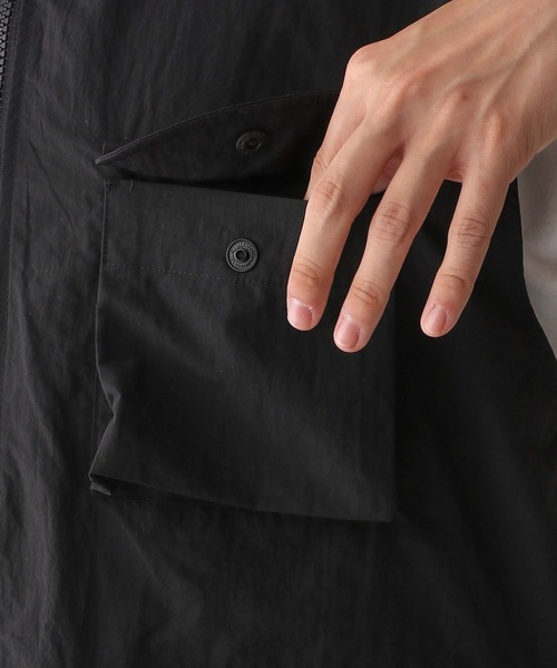 RAGEBLUE（レイジブルー）の「マルチポケット/ミリタリー/オーバーサイズナイロンベスト2（ベスト・メンズ・ブラック/グレー・LARGE/MEDIUM）」の20枚目の写真