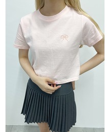 【PHILLY】リボンポイントコンパクトTシャツ