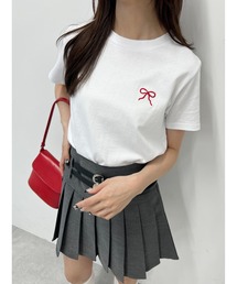 【PHILLY】リボンポイントコンパクトTシャツ