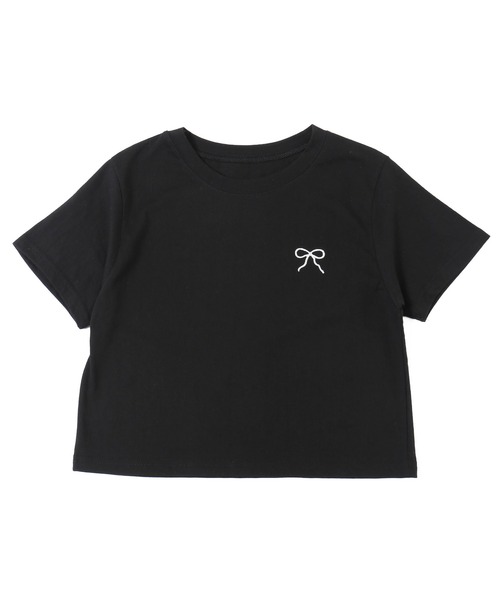 PHILLY(フィリー)の「【PHILLY】リボンポイントコンパクトTシャツ(Tシャツ/カットソー・レディース・ブラック/ライトピンク/サックスブルー/ホワイト・FREE)」の21枚目の写真