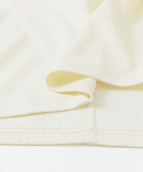 KBF（ケイビーエフ）の「デザインステッチスリーブレスカットソー（Tシャツ/カットソー・レディース・ブラック/アイボリー・ONE）」の5枚目の写真