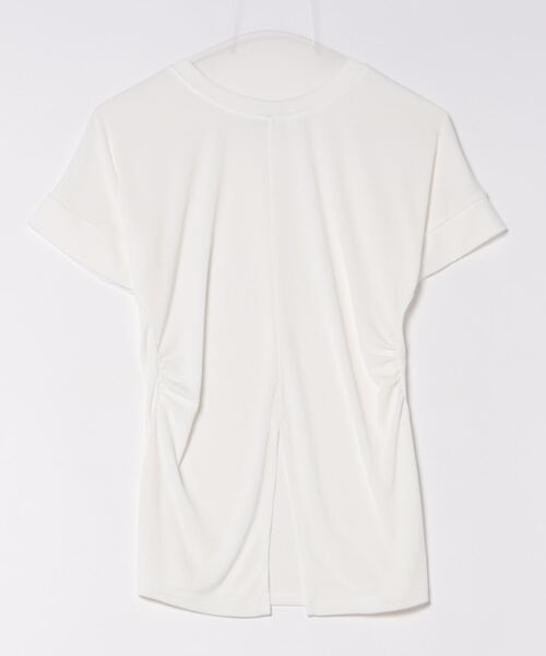 Nyu（ニュウ）の「スリットTシャツ（Tシャツ/カットソー・レディース・ブラック/ホワイト・FREE）」の10枚目の写真