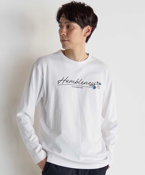 UNION STATION(ユニオンステーション)の「【春夏秋冬】 総柄プリントロンT(Tシャツ/カットソー・メンズ・ブラック/ホワイト・M/L/LL)」の3枚目の写真