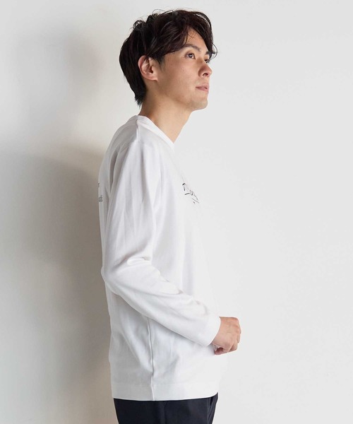 UNION STATION(ユニオンステーション)の「【春夏秋冬】 総柄プリントロンT(Tシャツ/カットソー・メンズ・ブラック/ホワイト・M/L/LL)」の4枚目の写真