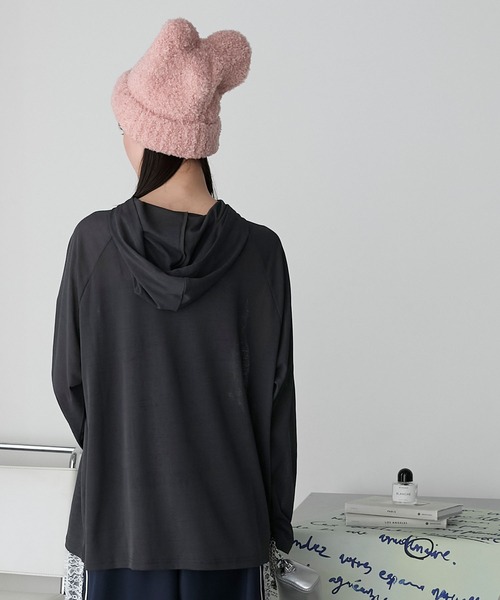 forksy.（フォルクシー）の「【forksy.】ネコミミボアニット帽（ニットキャップ/ビーニー・レディース・ブラック/アイボリー/ライトピンク・FREE）」の9枚目の写真