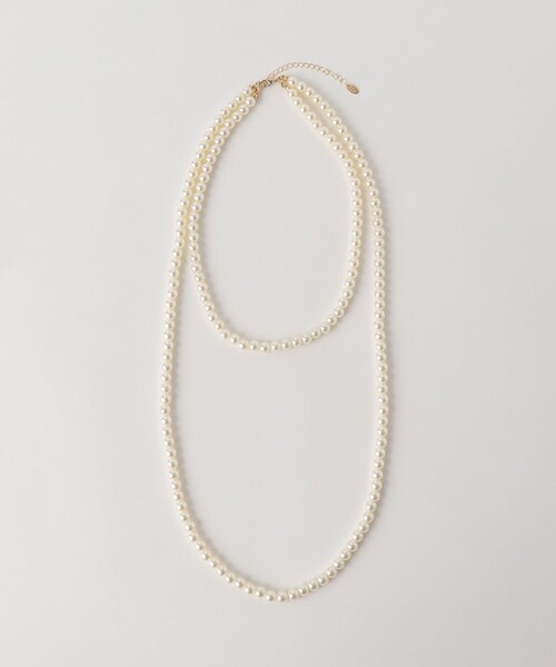 BEAUTY&YOUTH UNITED ARROWS（ビューティーアンドユースユナイテッドアローズ）の「パールモチーフ 3連 ロングネックレス -4WAY-（ネックレス・レディース・オフホワイト・FREE）」の9枚目の写真