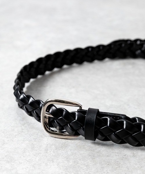 Rocky Monroe（ロッキーモンロー）の「PUレザーロングメッシュベルト（ベルト・メンズ・ダークブラウン/キャメル/ブラック・FREE）」の7枚目の写真