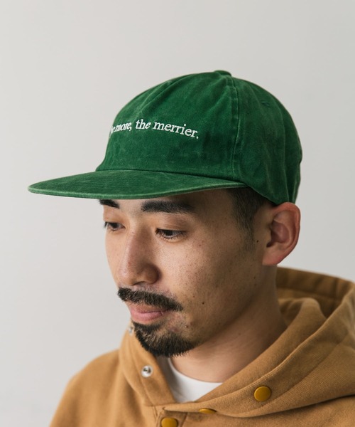 URBAN RESEARCH DOORS（アーバンリサーチドアーズ）の「ピグメント刺繍キャップ（キャップ・メンズ・ベージュ/グリーン/ブラック・-）」の3枚目の写真