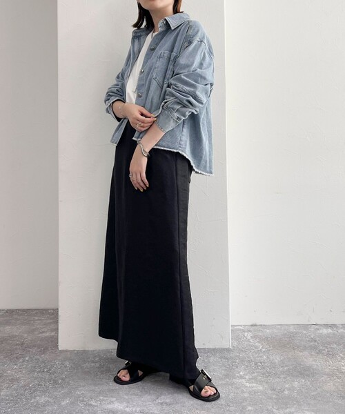 未使用　完売品　フレディ&グロスター　デニムクロップドシャツ デニムクロップドシャツ | FREDY & GLOSTER(フレディ アンド