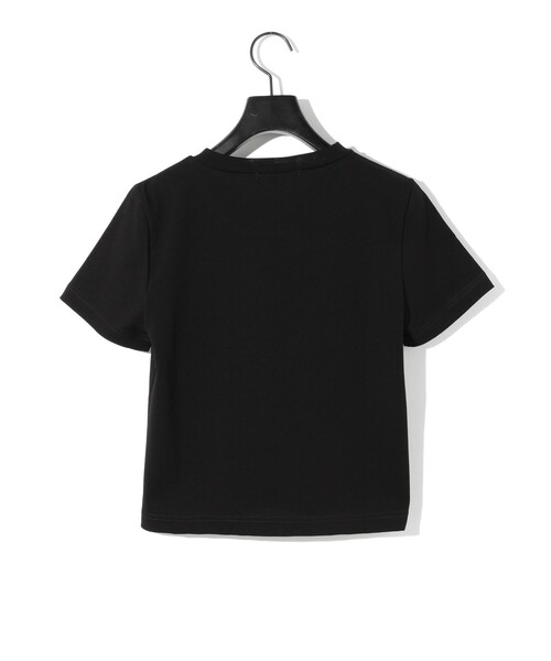 MIDIUMISOLID（ミディウミソリッド）の「MIDIUMISOLID for Ladies クロップドTシャツ（Tシャツ/カットソー・レディース・ブラック/オフホワイト/チャコールグレー・FREE）」の18枚目の写真