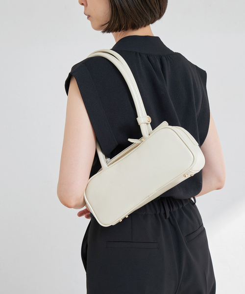 LE TALON（ルタロン）の「LETALON デイリーワイドショルダー（ボストンバッグ・レディース・イエロー/アイボリー/ブラック・FREE）」の20枚目の写真