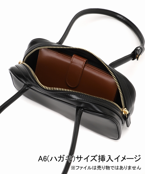 LE TALON（ルタロン）の「LETALON デイリーワイドショルダー（ボストンバッグ・レディース・イエロー/アイボリー/ブラック・FREE）」の12枚目の写真