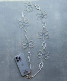 HELLO.SANFRANCISCO（ハローサンフランシスコ）の「【HELLO.SANFRANCISCO/ハローサンフランシスコ】BIGフラワービーズスマホショルダー（スマホグッズ・キッズ）」