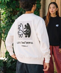 FREAK'S STORE（フリークスストア）の「matsui×FREAK'S STORE/マツイ×フリークスストア 別注 ｢さかだち」バックフェルト刺繍 クルーネック スウェット（スウェット・メンズ）」