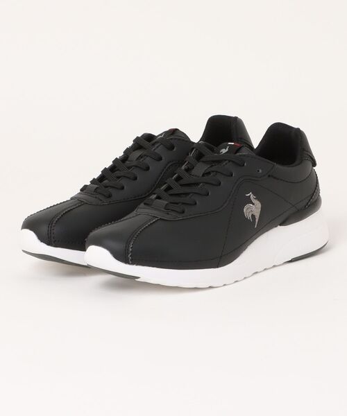 le coq sportif(ルコックスポルティフ)の「スニーカー(LCS モンペリエ NEO LIFT)(スニーカー・レディース・ネイビー×ホワイト/ホワイト系その他5/ブラック/サーモンピンク/ブラック×ブラック/シルバー系その他4・24.5cm/24cm/23.5cm/23cm/22.5cm)」の3枚目の写真