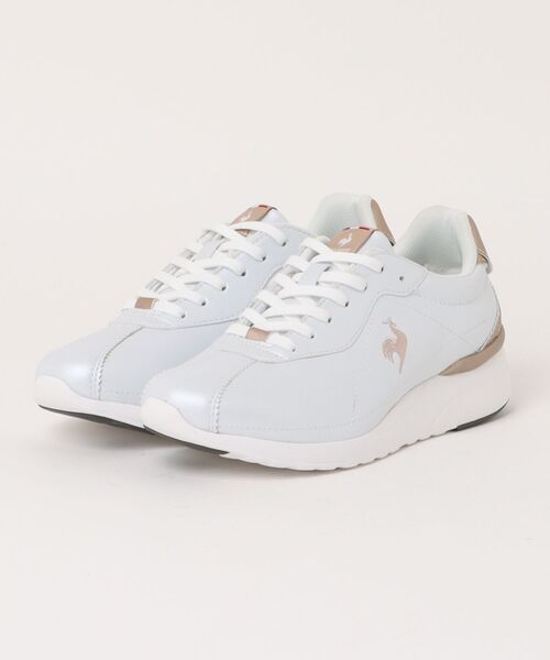 le coq sportif(ルコックスポルティフ)の「スニーカー(LCS モンペリエ NEO LIFT)(スニーカー・レディース・ネイビー×ホワイト/ホワイト系その他5/ブラック/サーモンピンク/ブラック×ブラック/シルバー系その他4・24.5cm/24cm/23.5cm/23cm/22.5cm)」の5枚目の写真