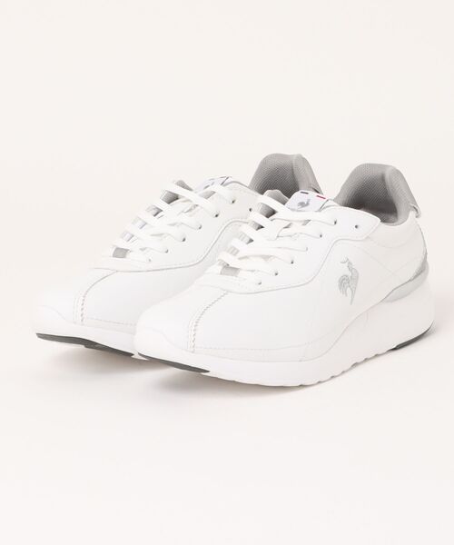 le coq sportif(ルコックスポルティフ)の「スニーカー(LCS モンペリエ NEO LIFT)(スニーカー・レディース・ネイビー×ホワイト/ホワイト系その他5/ブラック/サーモンピンク/ブラック×ブラック/シルバー系その他4・24.5cm/24cm/23.5cm/23cm/22.5cm)」の6枚目の写真