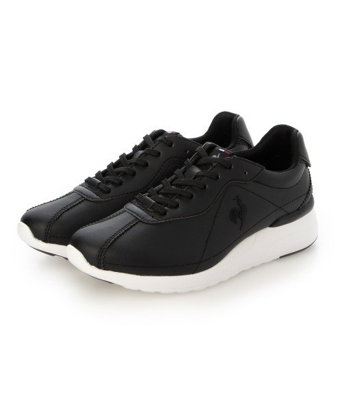 le coq sportif(ルコックスポルティフ)の「スニーカー(LCS モンペリエ NEO LIFT)(スニーカー・レディース・ネイビー×ホワイト/ホワイト系その他5/ブラック/サーモンピンク/ブラック×ブラック/シルバー系その他4・24.5cm/24cm/23.5cm/23cm/22.5cm)」の2枚目の写真
