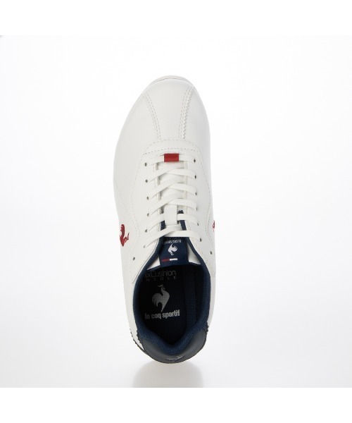 le coq sportif(ルコックスポルティフ)の「スニーカー(LCS モンペリエ NEO LIFT)(スニーカー・レディース・ネイビー×ホワイト/ホワイト系その他5/ブラック/サーモンピンク/ブラック×ブラック/シルバー系その他4・24.5cm/24cm/23.5cm/23cm/22.5cm)」の14枚目の写真