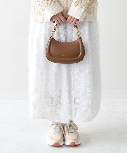 Bridget Birkin(ブリジットバーキン)の「ワンショルダー2WAYラウンドバッグ(846532)(ハンドバッグ・レディース・アイボリー/キャメル/ブラック・ALL)」の10枚目の写真