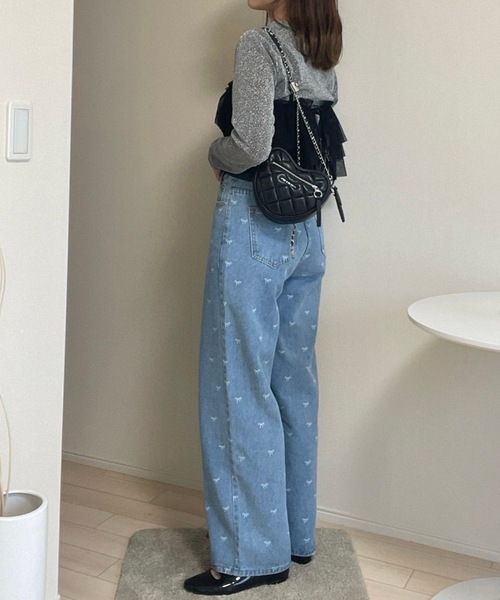 PURE BRIGHT(ピュアブライト)の「【kottoさんコラボ】チュールビスチェ×ラメシアートップス(Tシャツ/カットソー・レディース・ブラック/ブルー/グリーン・FREE)」の10枚目の写真